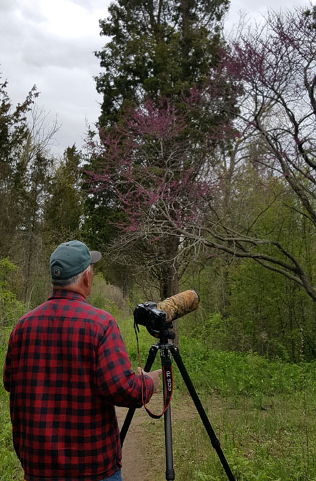 Allan with his camera.