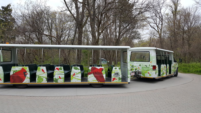 The shuttle to the tip of Point Pelee
